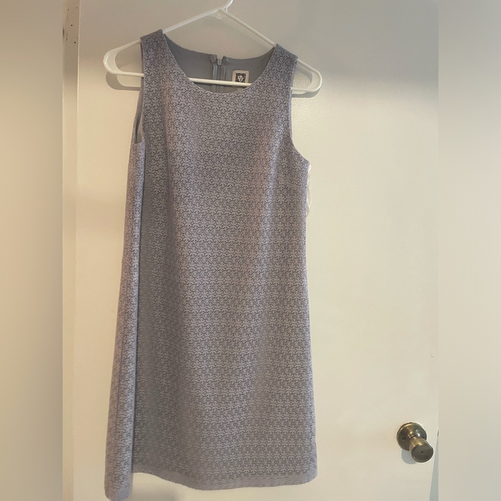 Anne Klein - Size 4 - mini silver dress